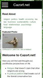 Mobile Screenshot of cazort.net
