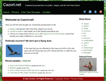 Tablet Screenshot of cazort.net